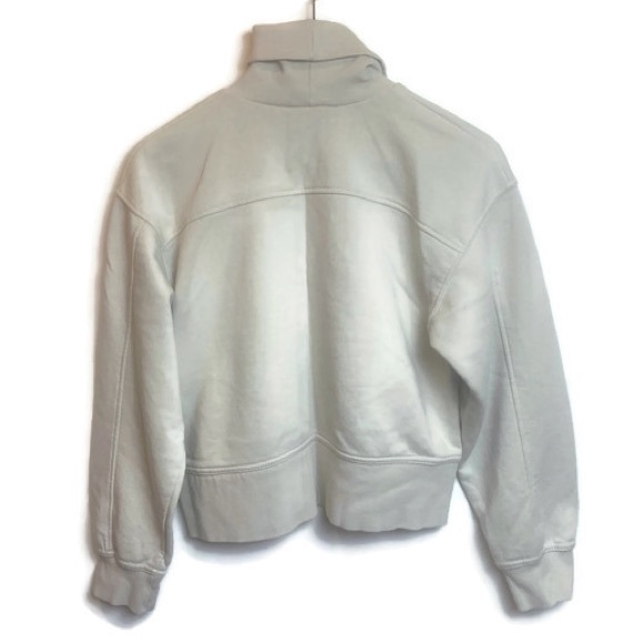 Zara Sweatshirt With A Turtleneck Taupe Beige sz Small Cozywear Loungewe… - Picture 3 of 4